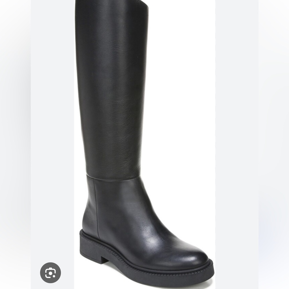 Vince chunky sole leather knee high boots